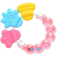 Silicone Baby Hand Teether With Jhunjhuni CN - 1 Pc - Rokomari
